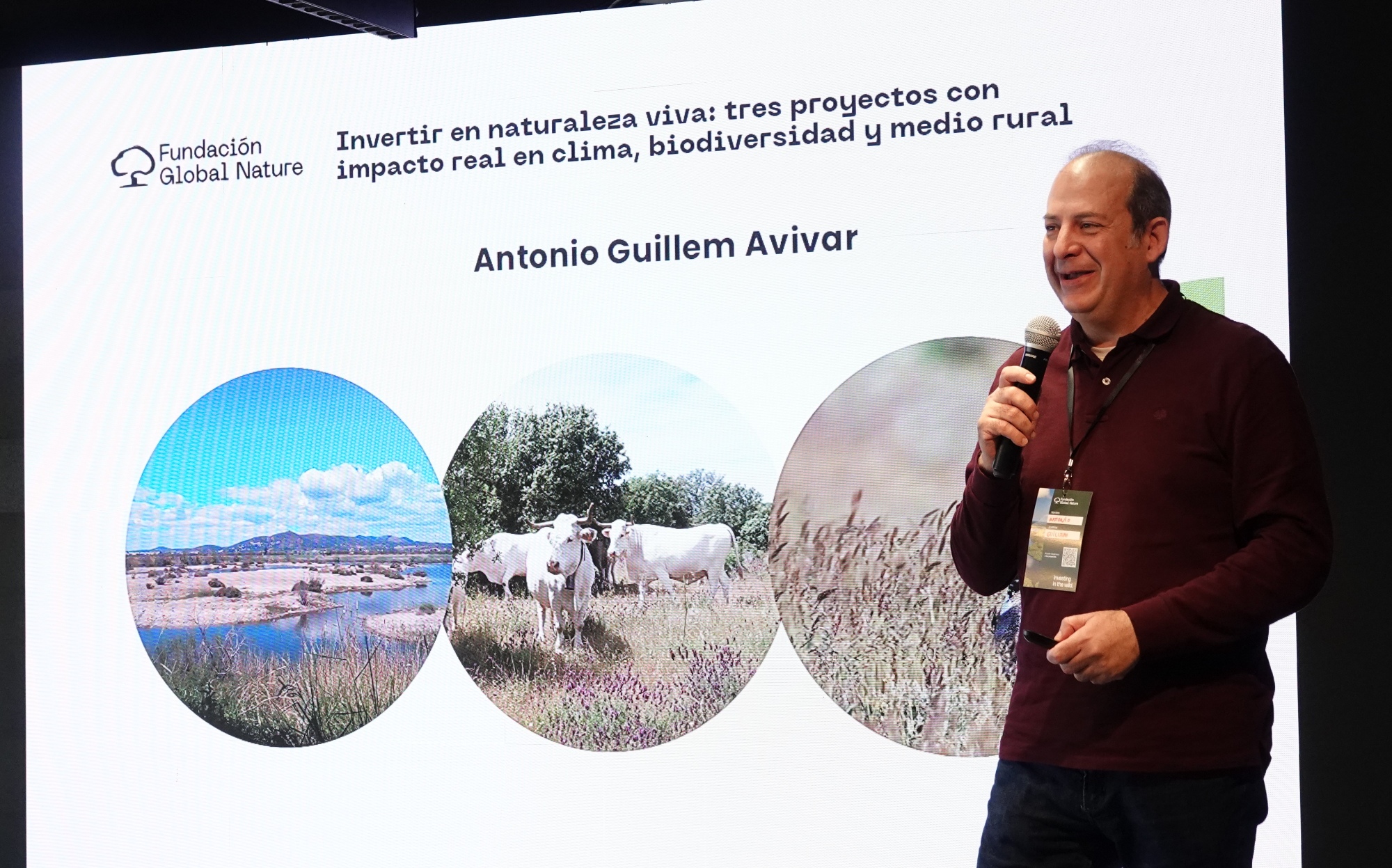 Antonio Guillem, de Fundación Global Nature