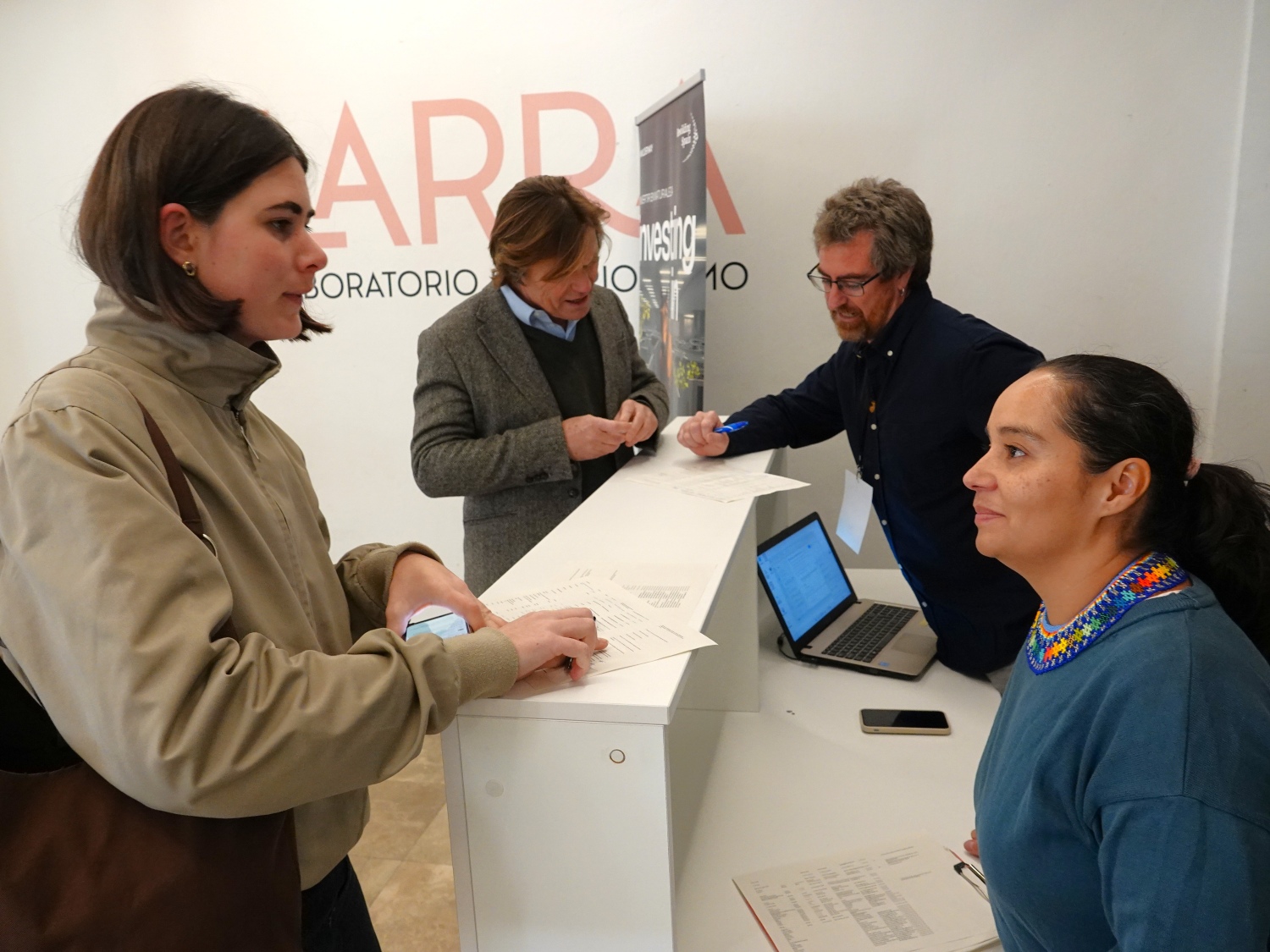 Acceso al evento celebrado en Madrid