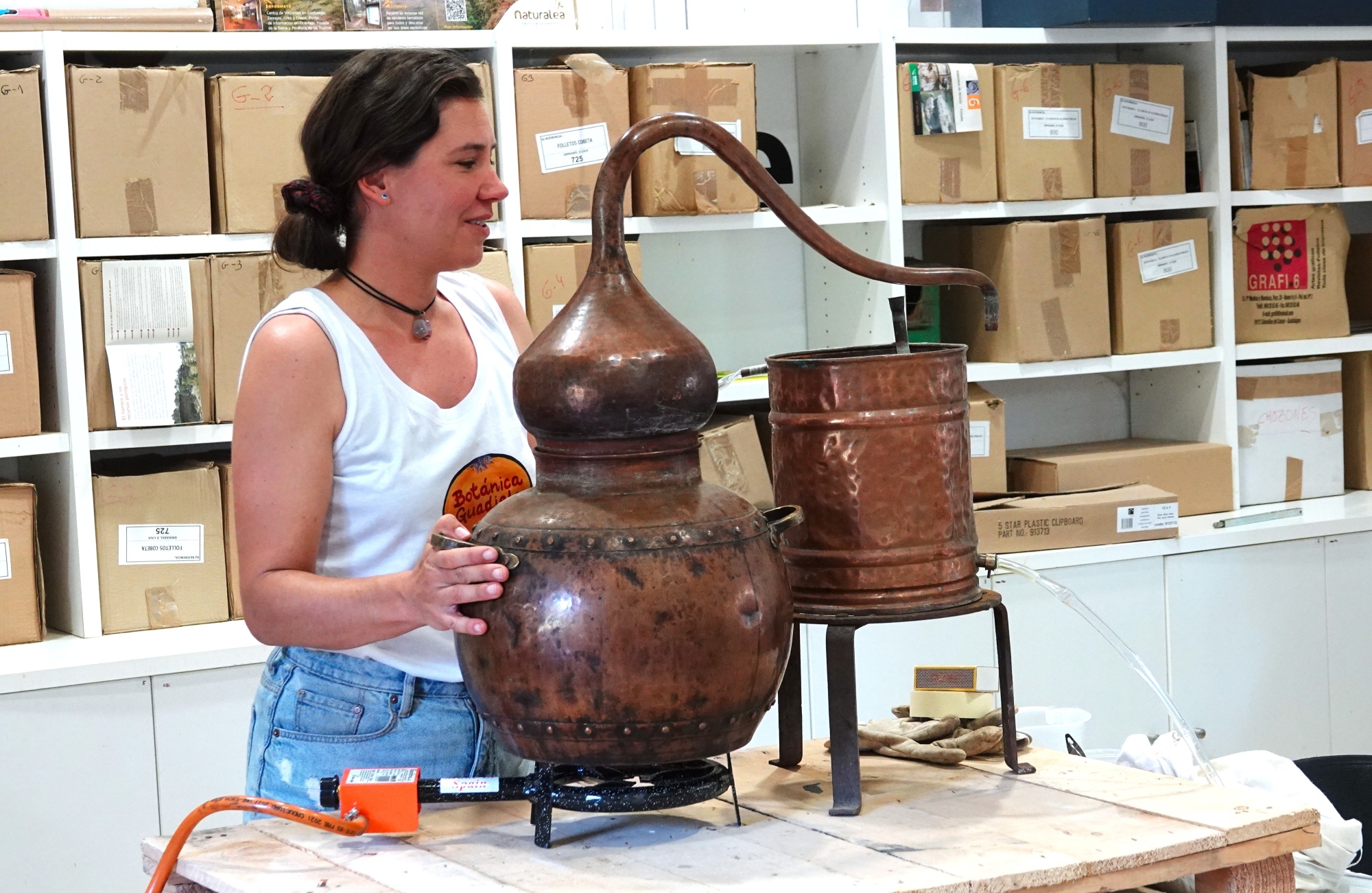 Taller de aceites esenciales con plantas silvestres, con Botánica Guadiela