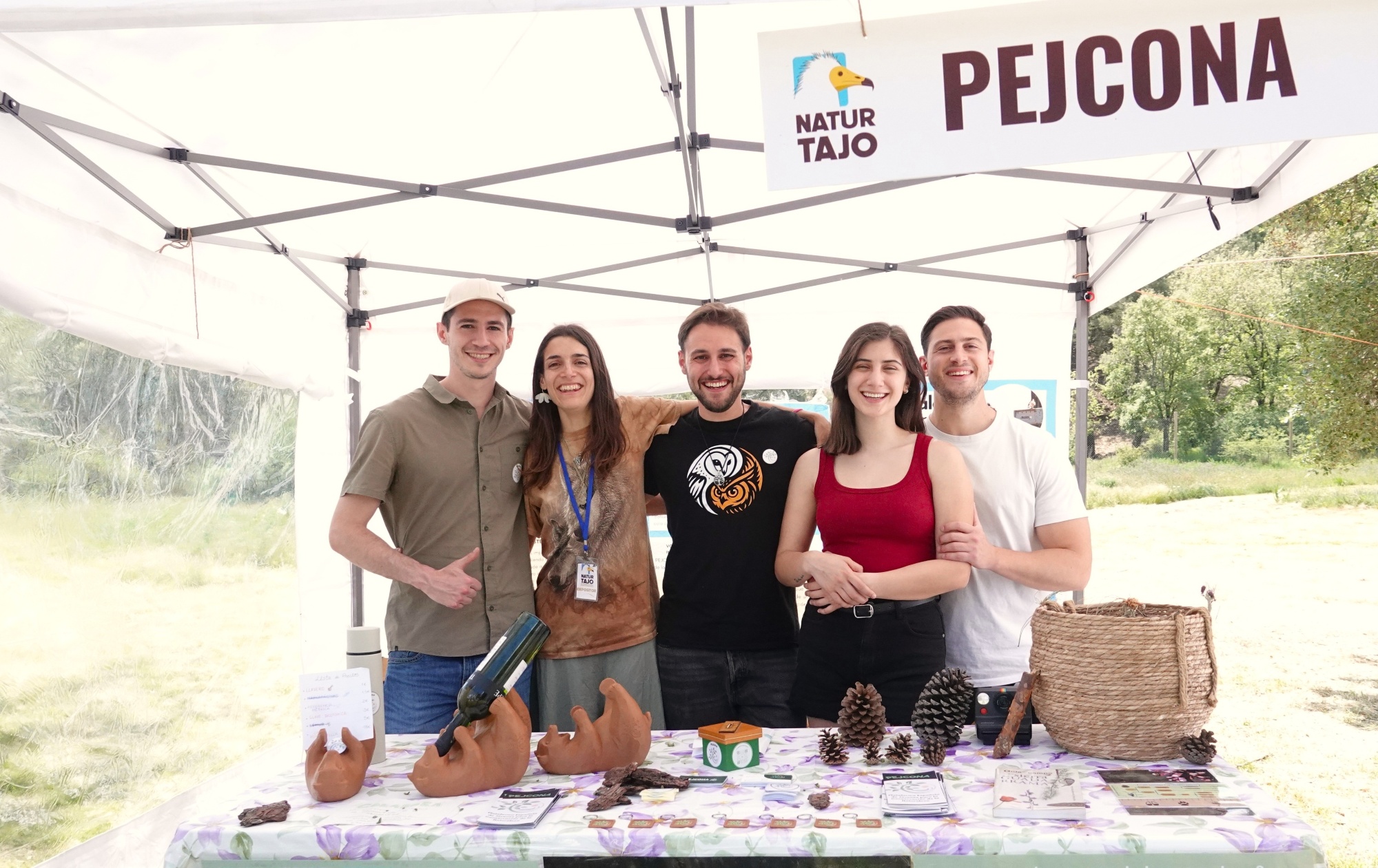 Stand de la asociación de jóvenes naturalistas PEJCONA